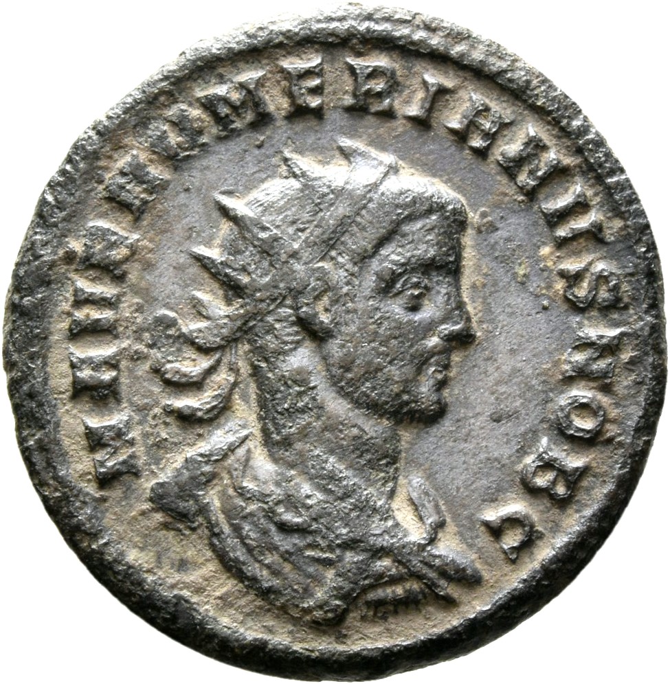 RIC V Carus 377 Carus obverse, Bust of Numerian, radiate, draped, right