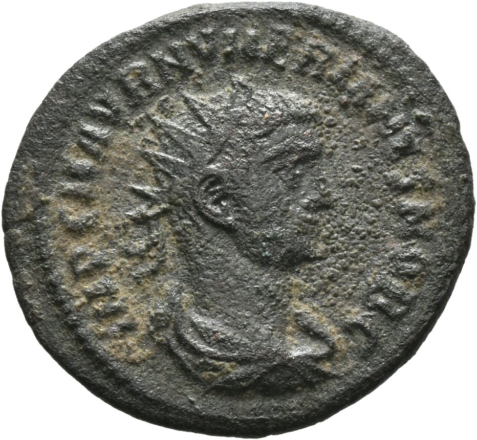 RIC V Carus 380 Carus obverse, Bust of Numerian, radiate, draped, right
