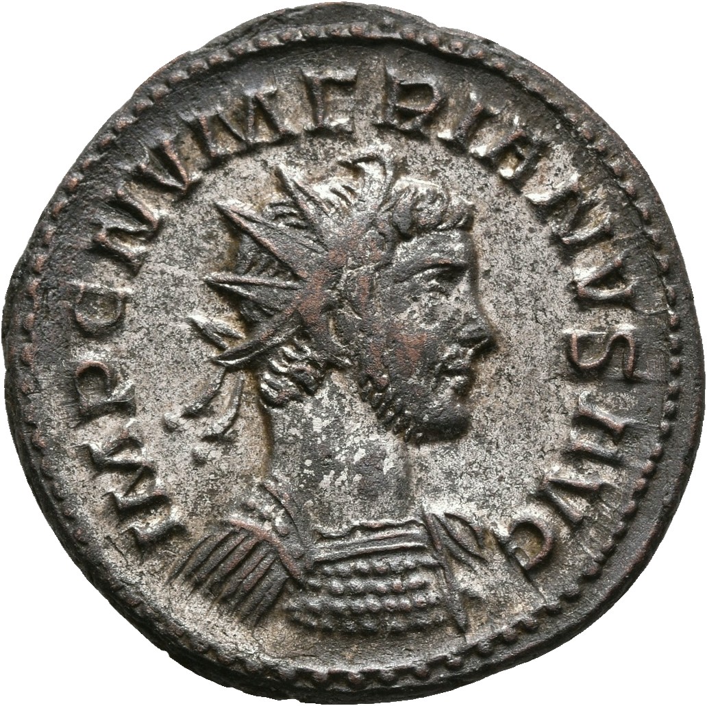 RIC V Carus 394 Carinus obverse, Bust of Numerian, radiate, cuirassed, right, sometimes holding spear, or bust of Numerian...