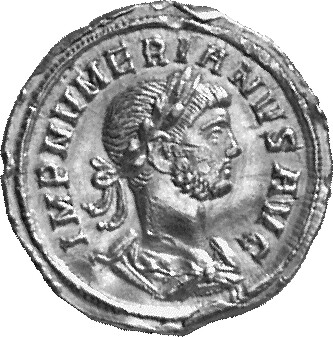 RIC V Carus 408 Carinus obverse, Bust of Numerian, laureate, draped, right, or bust of Numerian, laureate, draped, cuirass...