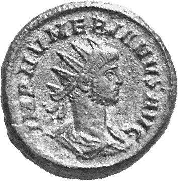 RIC V Carus 413 Carinus obverse, Bust of Numerian, radiate, draped, right