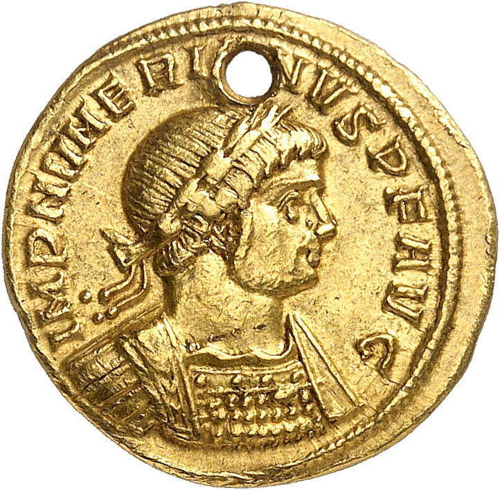 RIC V Carus 443 Carinus obverse, Bust of Numerian, laureate, cuirassed, right