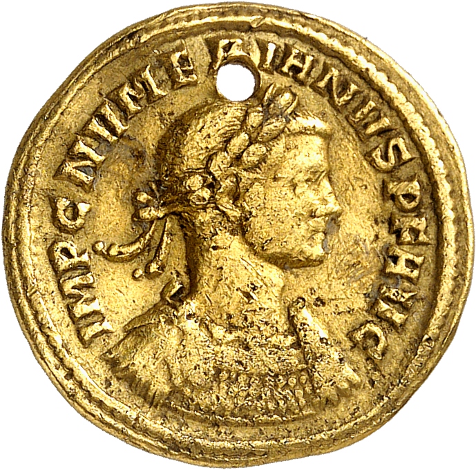 RIC V Carus 451 Carinus obverse, Bust of Numerian, laureate, cuirassed, right