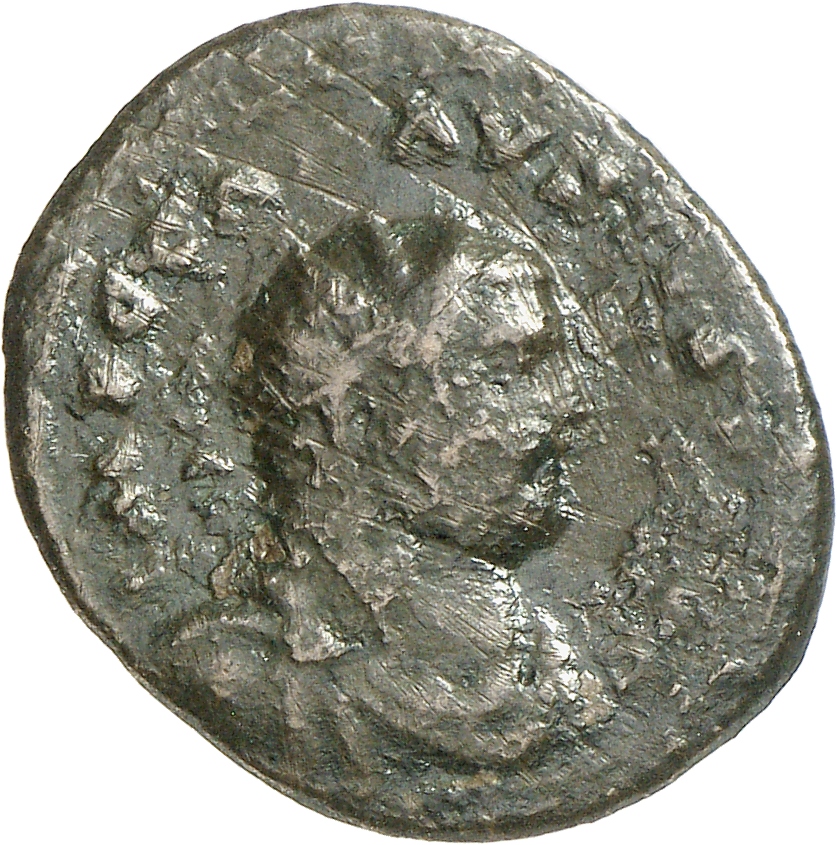 RIC V Carausius 223 Carausius obverse, Bust of Carausius, radiate, draped, cuirassed, right