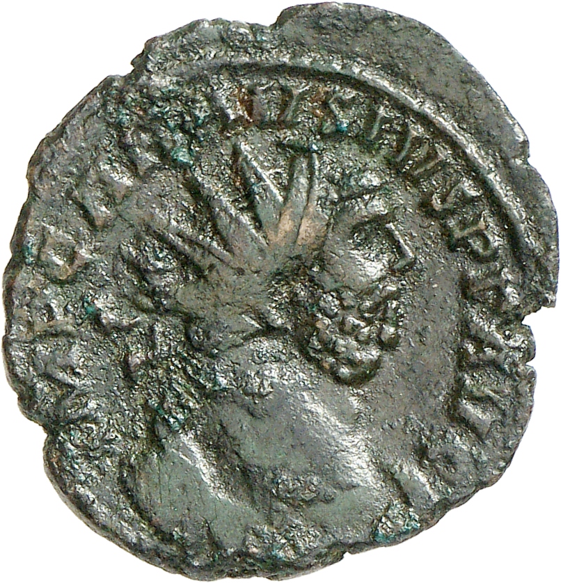 RIC V Carausius 56 Carausius obverse, Bust of Carausius, radiate, draped, right, or bust of Carausius, radiate, draped, cu...