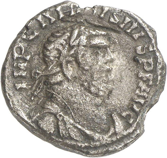 RIC V Carausius 571 Carausius obverse, Bust of Carausius, laureate, draped, right, or bust of Carausius, laureate, draped,...