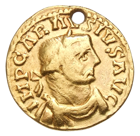 RIC V Carausius 624 Carausius obverse, Bust of Carausius, laureate, draped, right