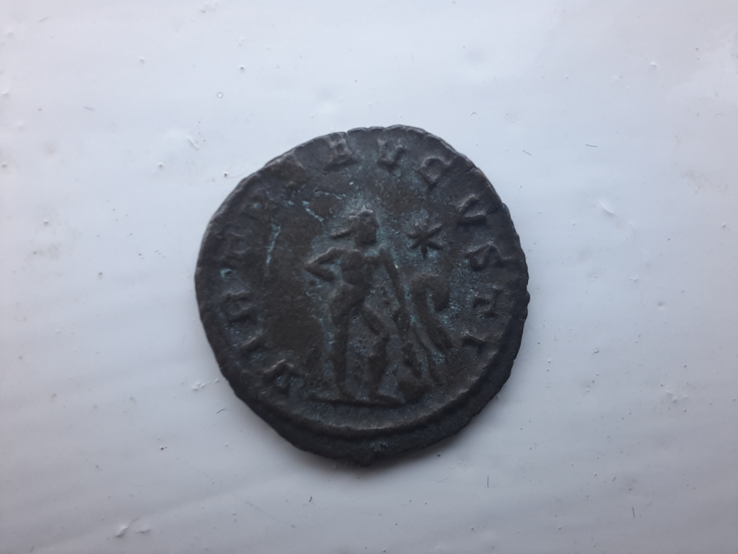 RIC V Carausius 672 Carausius obverse — Bust of Carausius, radiate, draped, right