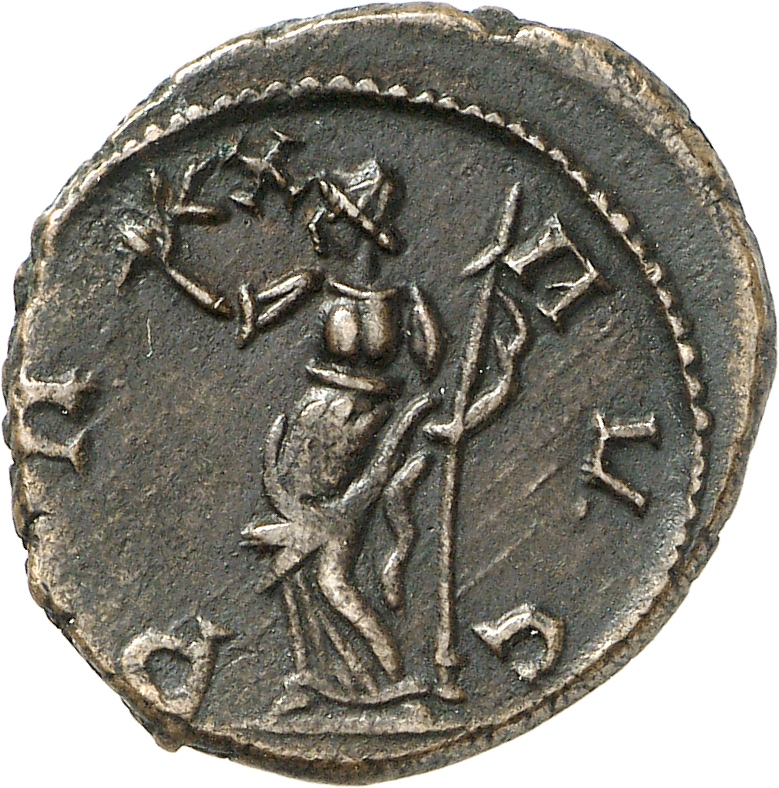RIC V Carausius 880 Carausius reverse, Pax, draped, standing left, holding olive-branch in right hand and vertical sceptre...
