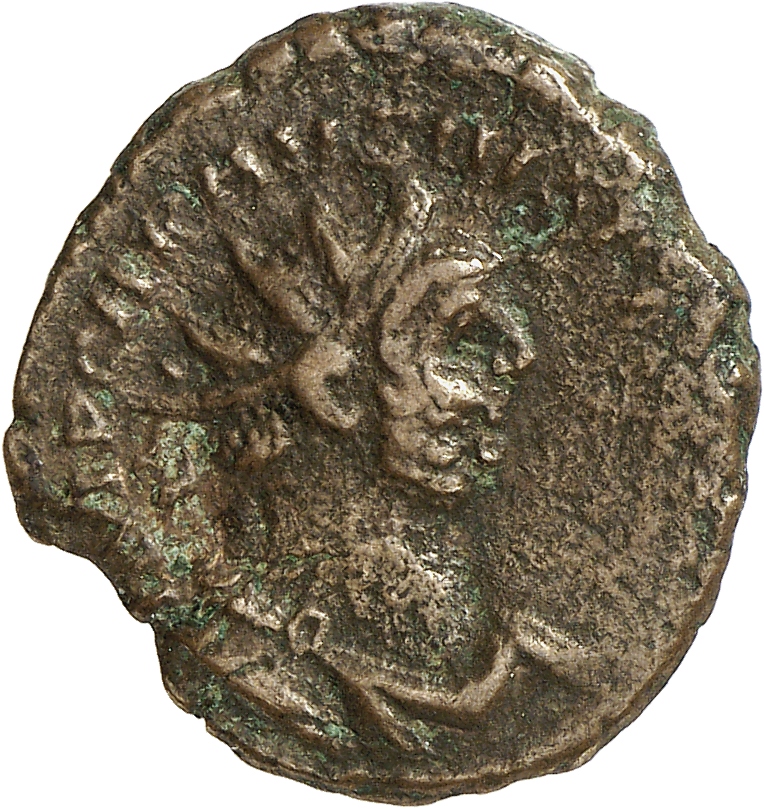 RIC V Carausius 947 Carausius obverse, Bust of Carausius, radiate, draped, right