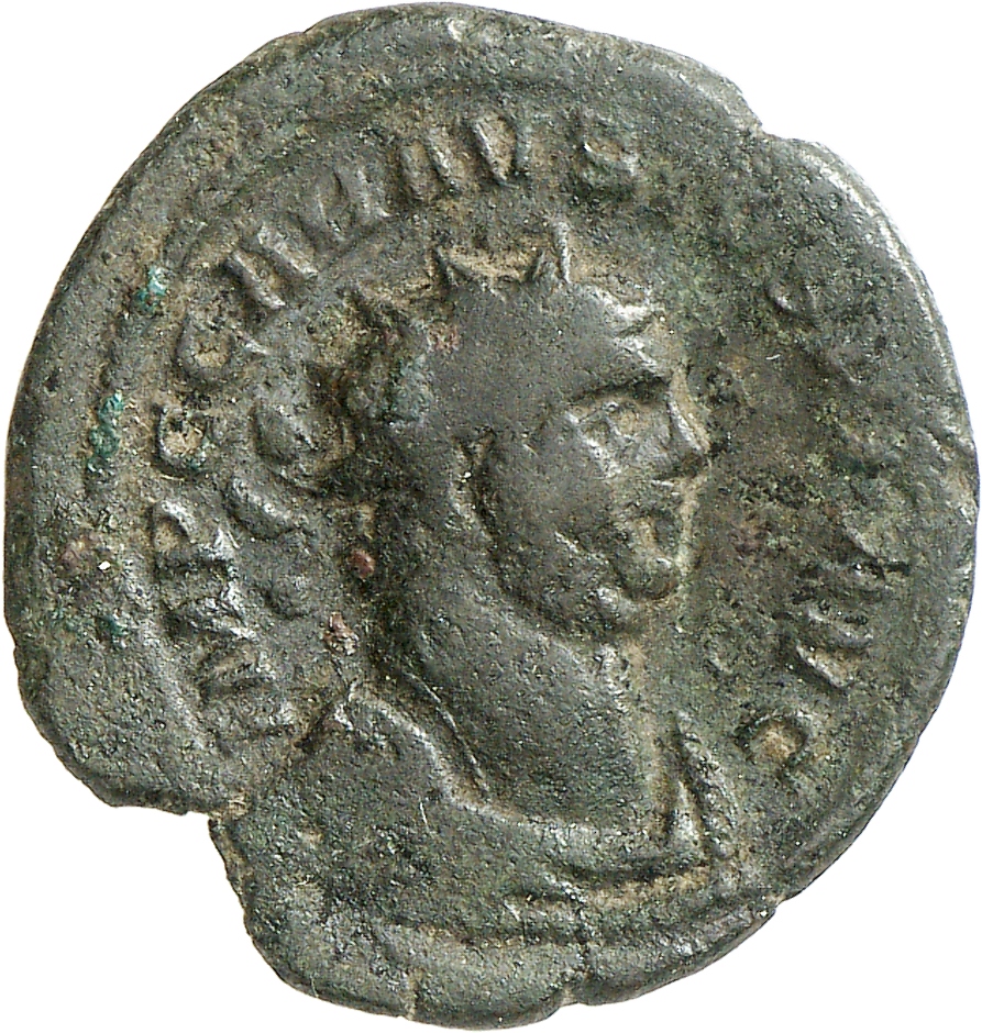 RIC V Carausius 98 Carausius obverse, Bust of Carausius, radiate, draped, right, or bust of Carausius, radiate, draped, cu...