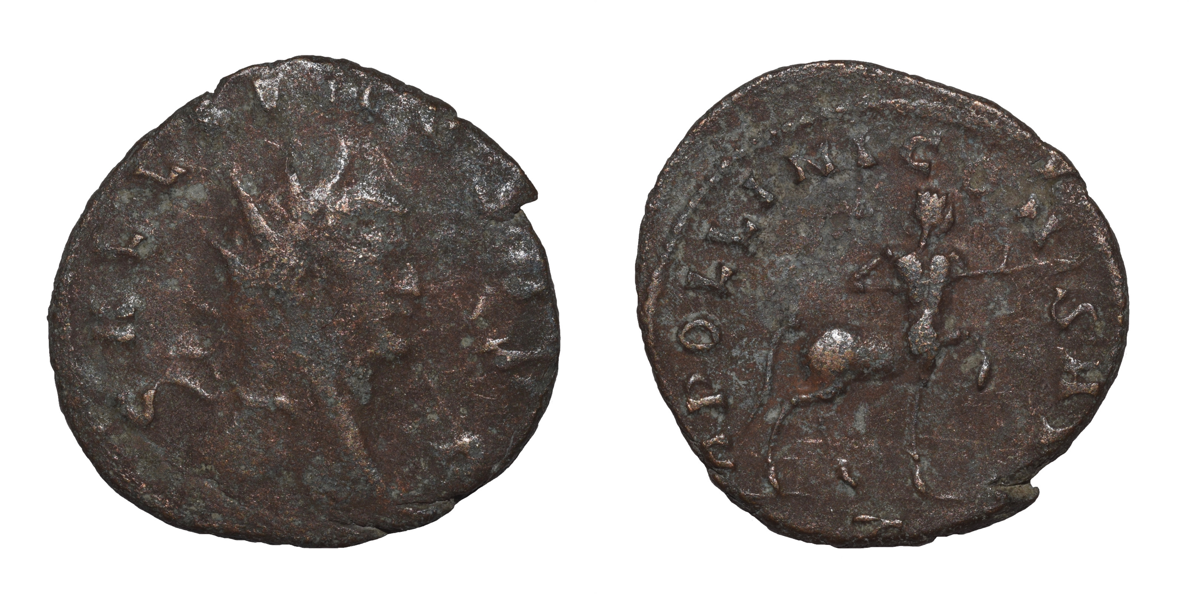 RIC V Claudius Gothicus 1 Claudius II Gothicus obverse, Bust of Claudius Gothicus, laureate, cuirassed, right, highly orna...