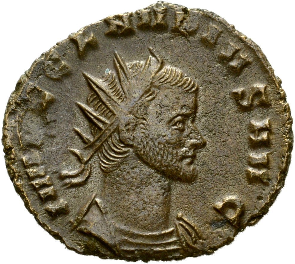 RIC V Claudius Gothicus 102 Claudius II Gothicus obverse, Bust of Claudius Gothicus, radiate, draped, right or bust of Cla...