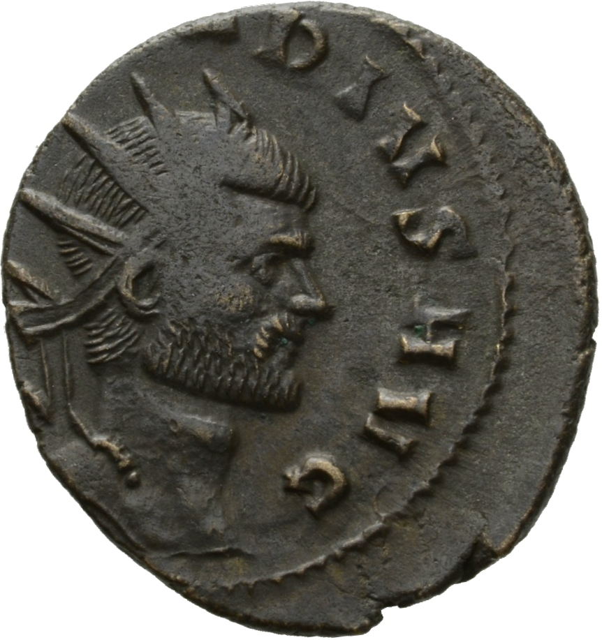 RIC V Claudius Gothicus 11 Claudius II Gothicus obverse, Bust of Claudius Gothicus, radiate, draped, right or bust of Clau...