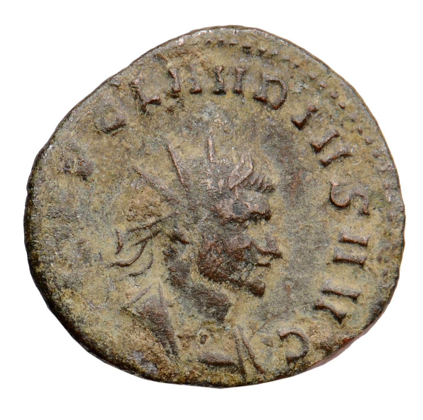 RIC V Claudius Gothicus 12 Claudius II Gothicus obverse, Bust of Claudius Gothicus, radiate, draped, right or bust of Clau...