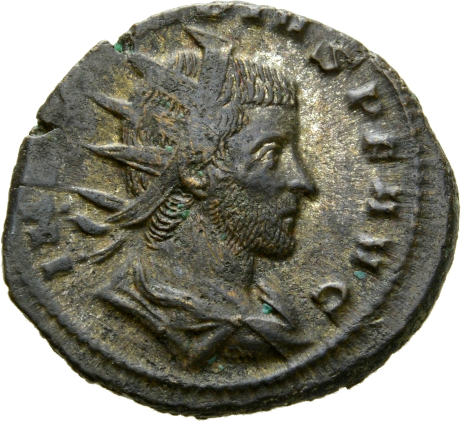 RIC V Claudius Gothicus 145 Claudius II Gothicus obverse, Bust of Claudius Gothicus, radiate, draped, right or bust of Cla...