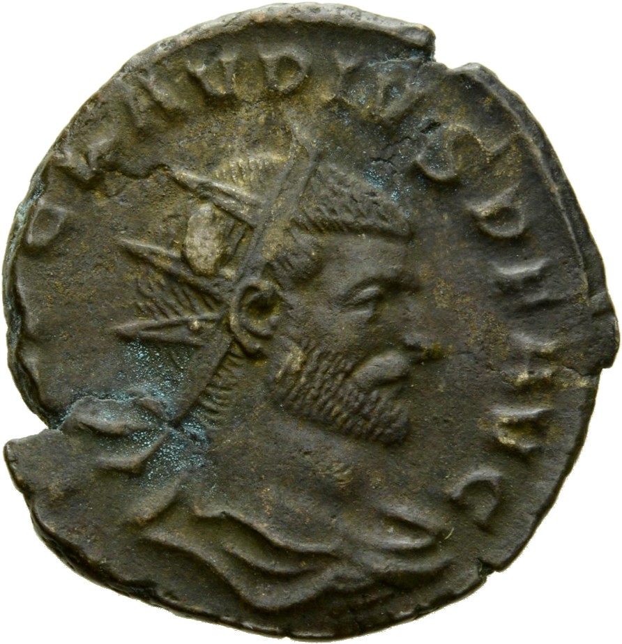 RIC V Claudius Gothicus 149 Claudius II Gothicus obverse, Bust of Claudius Gothicus, radiate, draped, right or bust of Cla...