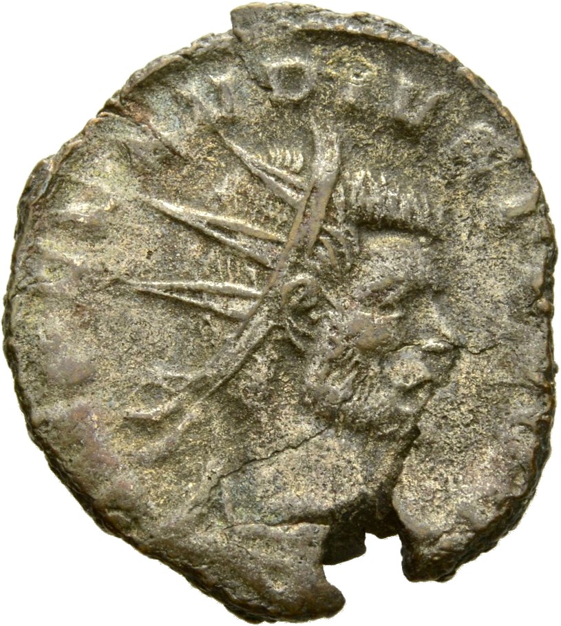 RIC V Claudius Gothicus 156 Claudius II Gothicus obverse, Bust of Claudius Gothicus, radiate, draped, right or bust of Cla...