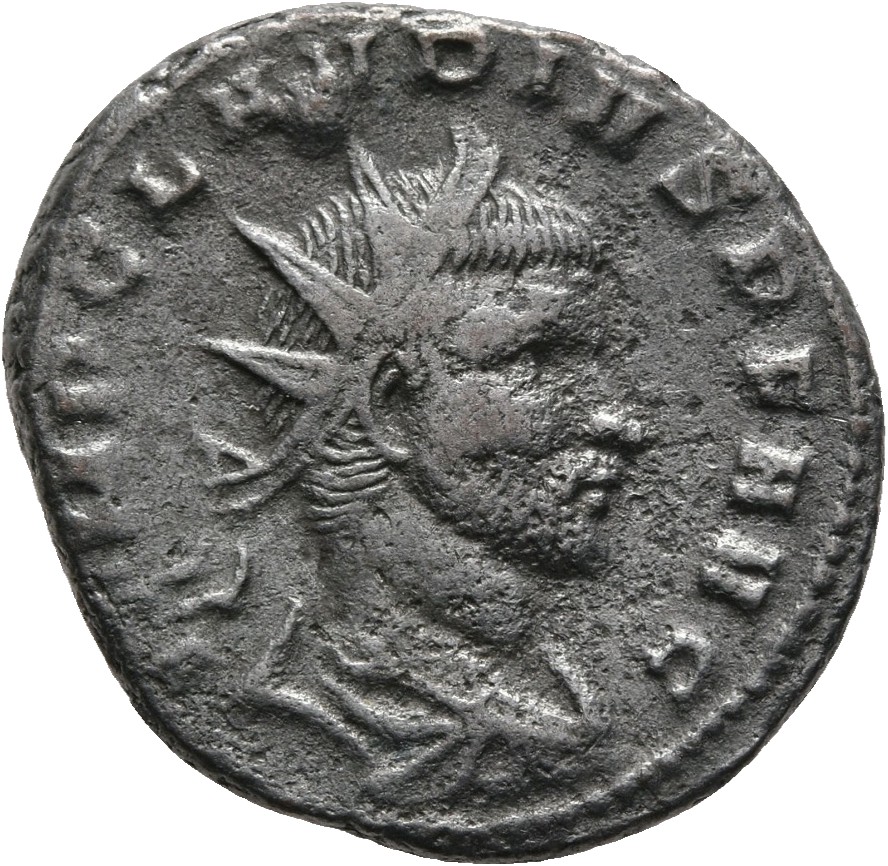 RIC V Claudius Gothicus 168 Claudius II Gothicus obverse — Bust of Claudius Gothicus, radiate, draped, right