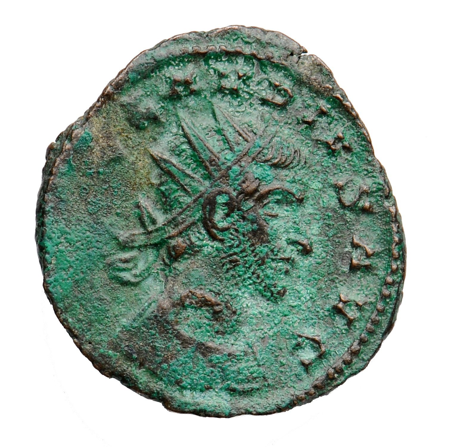 RIC V Claudius Gothicus 181 Claudius II Gothicus obverse, Bust of Claudius Gothicus, radiate, draped, right or bust of Cla...