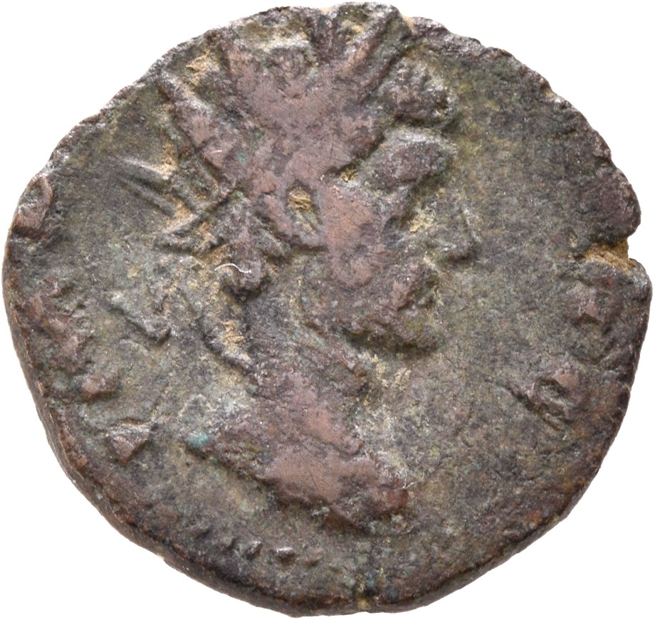 RIC V Claudius Gothicus 186 Claudius II Gothicus obverse — Bust of Claudius Gothicus, radiate, cuirassed, right