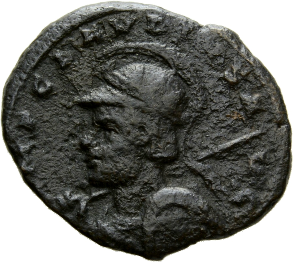 RIC V Claudius Gothicus 196 Claudius II Gothicus obverse — Bust of Claudius Gothicus, radiate, cuirassed, right or bust of...