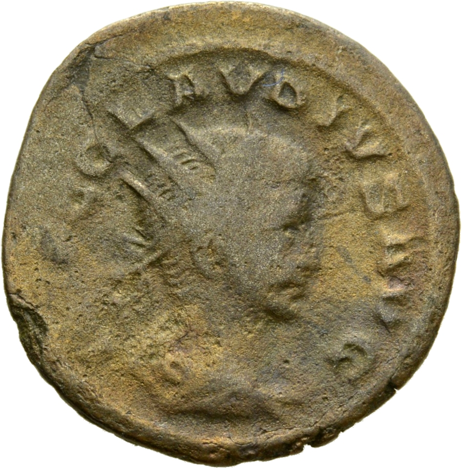RIC V Claudius Gothicus 212 Claudius II Gothicus obverse, Bust of Claudius Gothicus, radiate, draped, right or head of Cla...