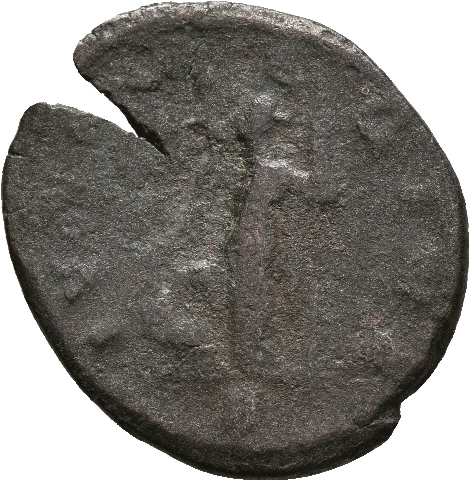 RIC V Claudius Gothicus 212 Claudius II Gothicus reverse, Juno, draped, standing left, holding patera in right hand and sc...