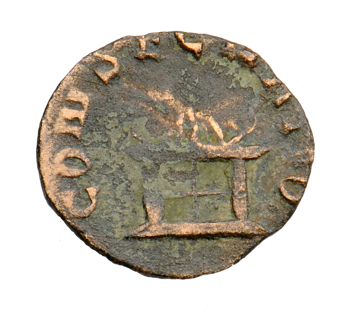 RIC V Claudius Gothicus 259 Quintillus reverse, Altar