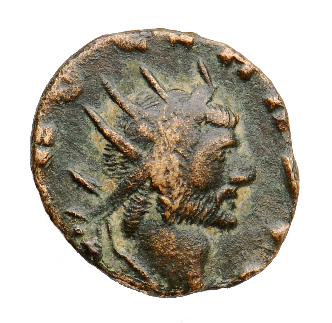 RIC V Claudius Gothicus 259 Quintillus obverse, Head of Claudius Gothicus, radiate, right