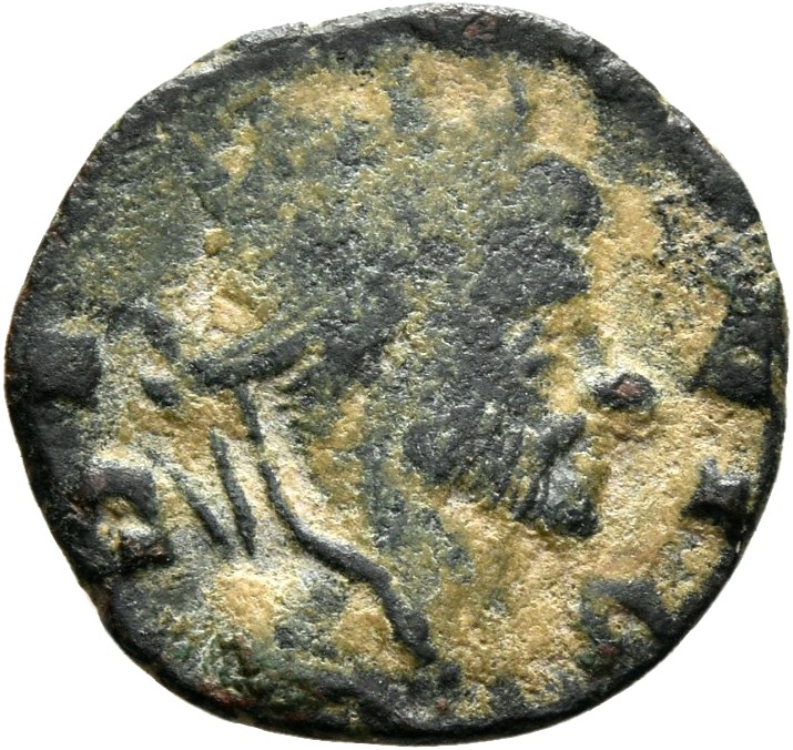 RIC V Claudius Gothicus 267A Quintillus obverse, Head of Claudius Gothicus, radiate, right