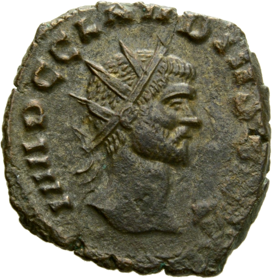 RIC V Claudius Gothicus 32 Claudius II Gothicus obverse, Bust of Claudius Gothicus, radiate, draped, right or bust of Clau...