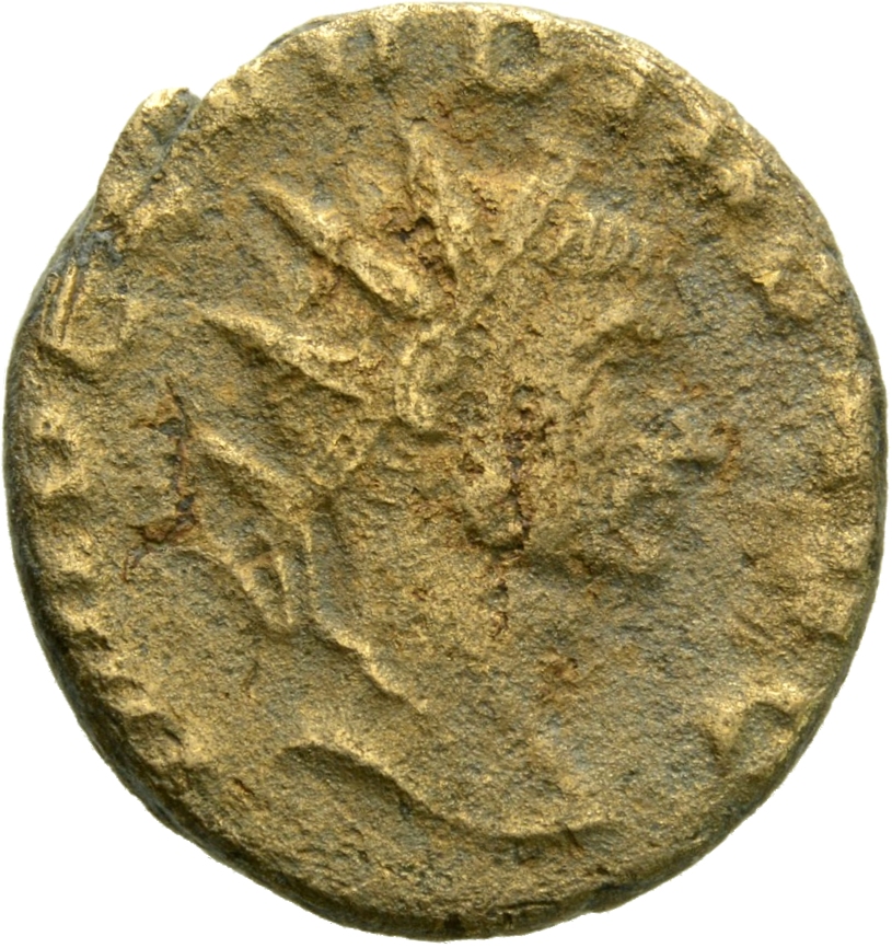 RIC V Claudius Gothicus 33 Claudius II Gothicus obverse, Head of Claudius Gothicus, radiate, right