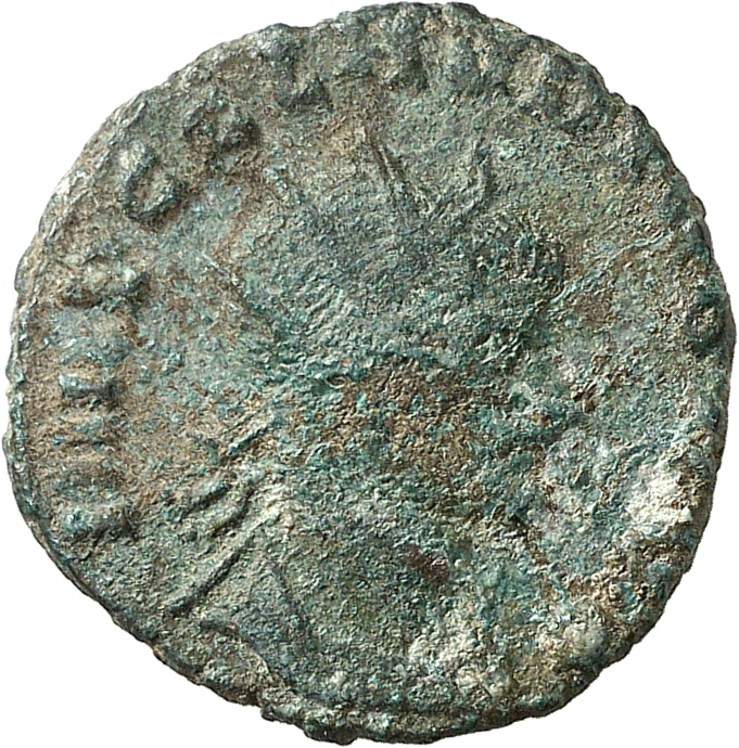 RIC V Claudius Gothicus 45 Claudius II Gothicus obverse, Bust of Claudius Gothicus, radiate, draped, right or bust of Clau...