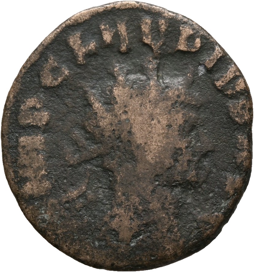 RIC V Claudius Gothicus 46 Claudius II Gothicus obverse, Head of Claudius Gothicus, radiate, right