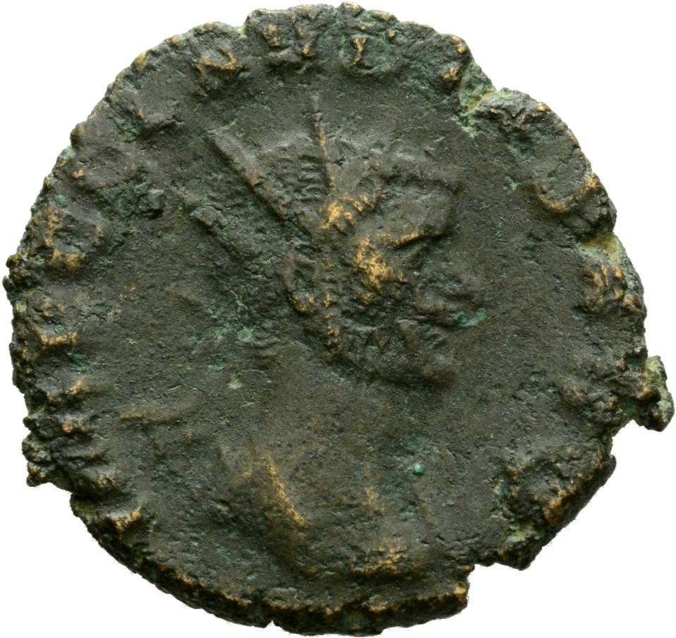 RIC V Claudius Gothicus 52 Claudius II Gothicus obverse, Bust of Claudius Gothicus, radiate, draped, right