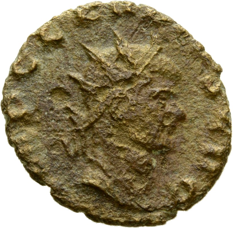 RIC V Claudius Gothicus 58 Claudius II Gothicus obverse, Head of Claudius Gothicus, radiate, right