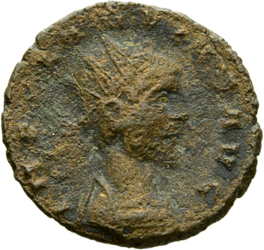RIC V Claudius Gothicus 60 Claudius II Gothicus obverse, Bust of Claudius Gothicus, radiate, draped, right or bust of Clau...
