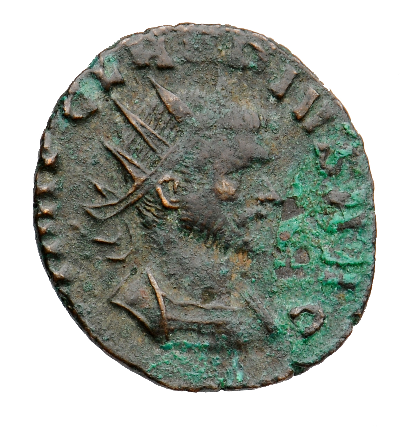 RIC V Claudius Gothicus 67 Claudius II Gothicus obverse, Bust of Claudius Gothicus, radiate, cuirassed, right or head of C...