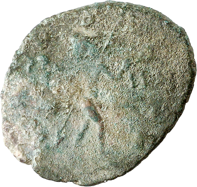 RIC V Claudius Gothicus 67 Claudius II Gothicus reverse, Mars, walking right, holding spear in right hand and trophy in le...
