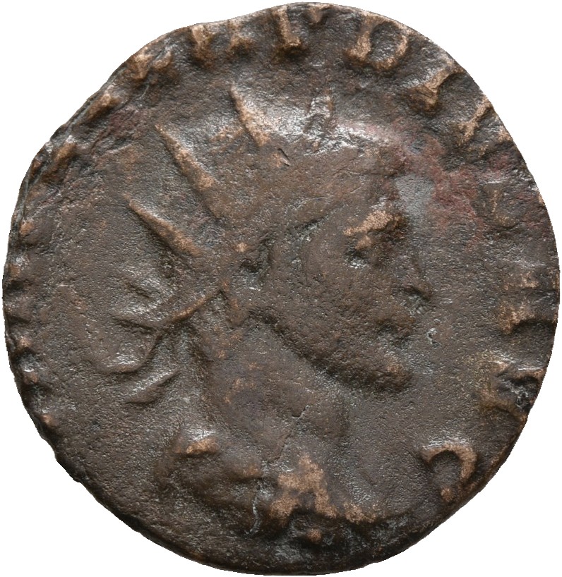 RIC V Claudius Gothicus 88 Claudius II Gothicus obverse, Bust of Claudius Gothicus, radiate, draped, right