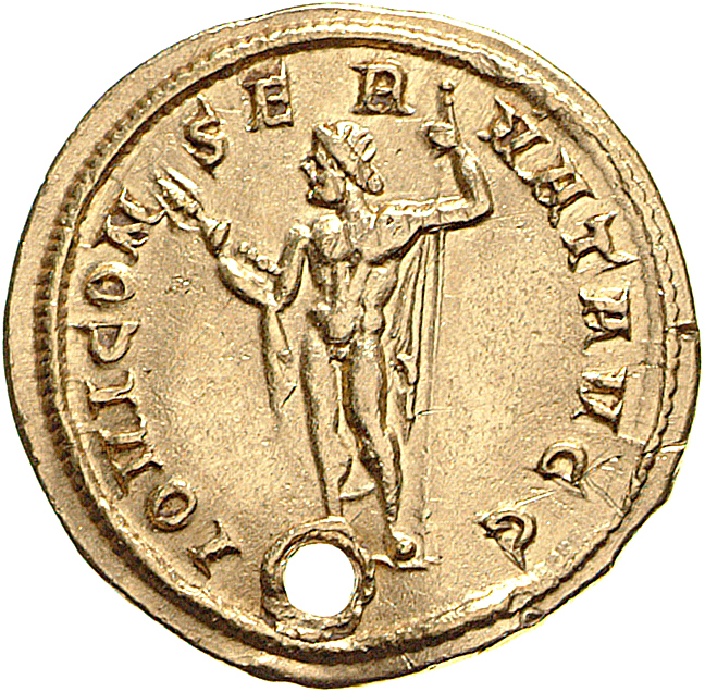RIC V Diocletian 135 Maximian reverse, Jupiter, standing left, holding thunderbolt in right hand and sceptre in left hand
