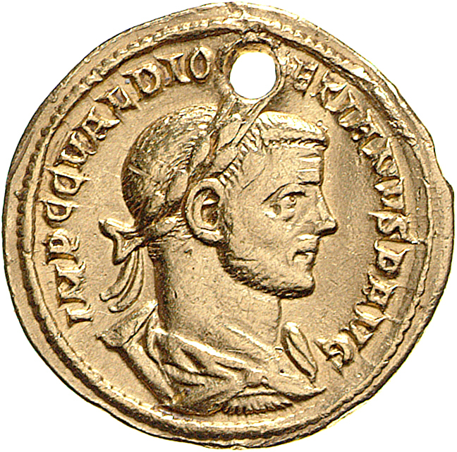 RIC V Diocletian 135 Maximian obverse, Bust of Diocletian, laureate, draped, cuirassed, right