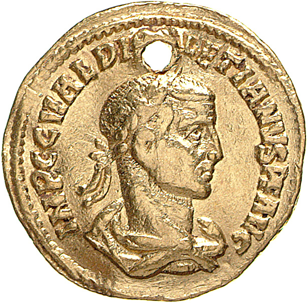 RIC V Diocletian 299 Diocletian obverse, Bust of Diocletian, laureate, draped, right, or bust of Diocletian, laureate, dra...