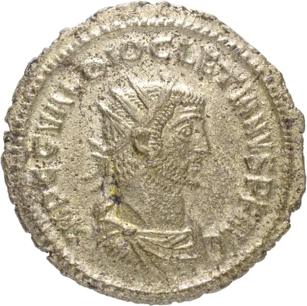 RIC V Diocletian 325 Diocletian obverse, Bust of Diocletian, radiate, draped, cuirassed, right