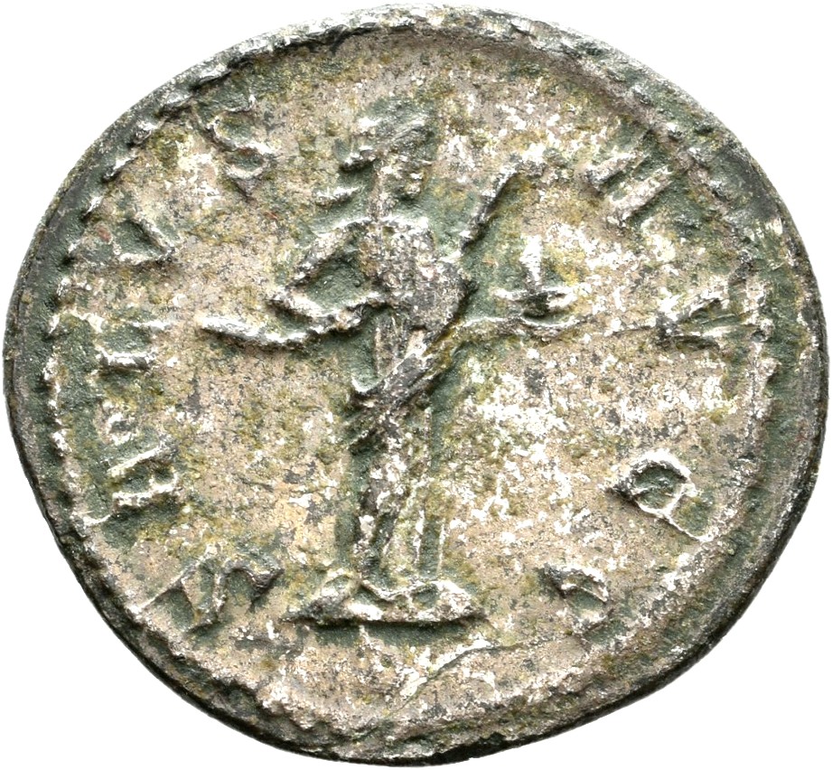 RIC V Diocletian 423 Maximian reverse, Salus, draped, standing right, feeding snake held in arms