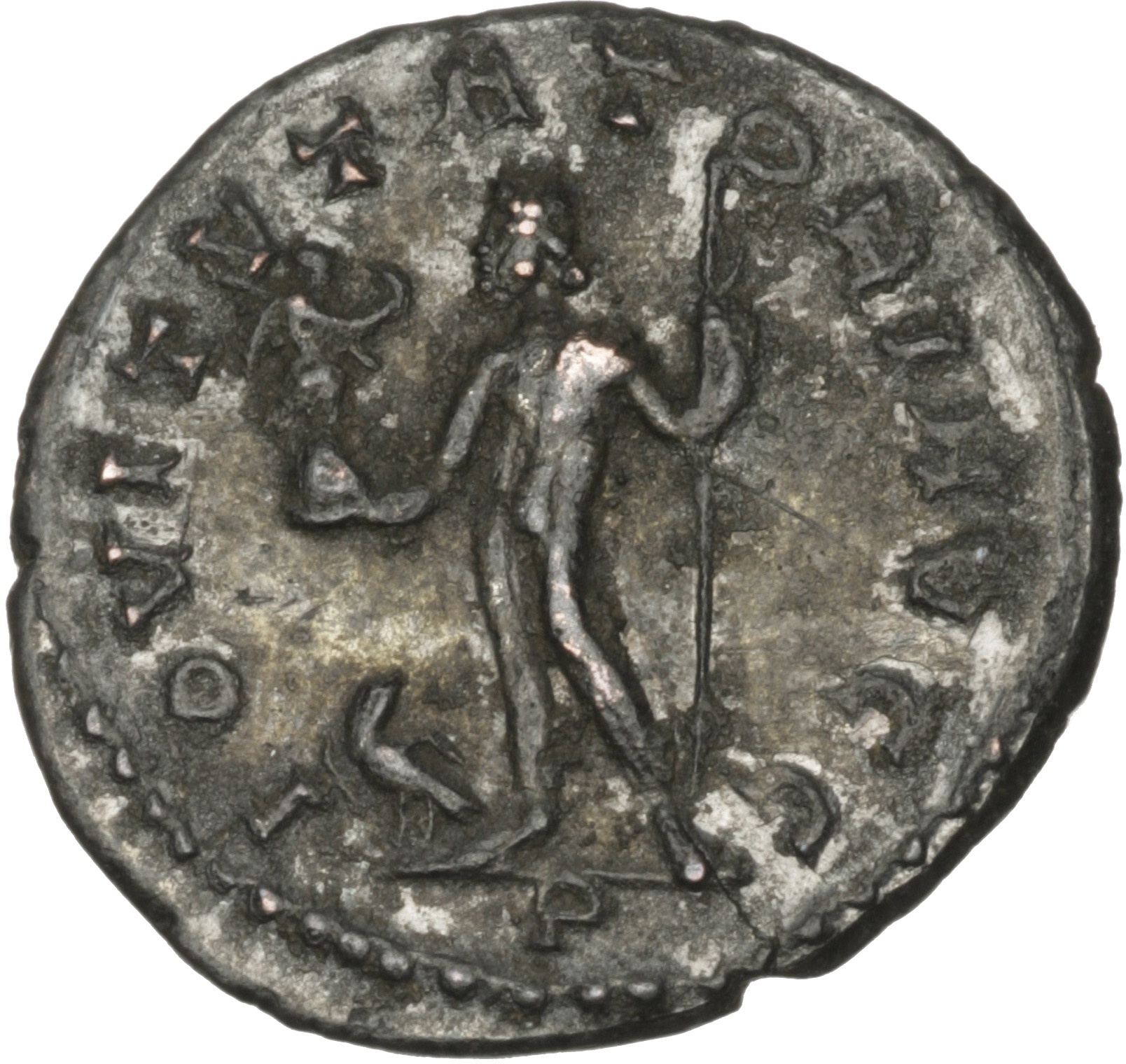 RIC V Diocletian 50 Maximian reverse, Jupiter, standing left, holding Victory on globe in right hand and sceptre in left h...