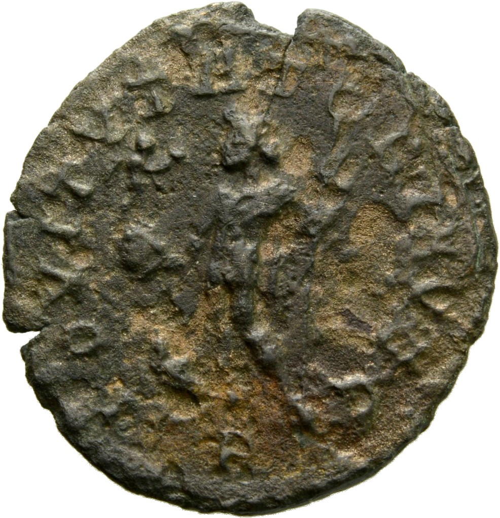 RIC V Diocletian 51 Maximian reverse, Jupiter, standing left, holding Victory on globe in right hand and sceptre in left h...