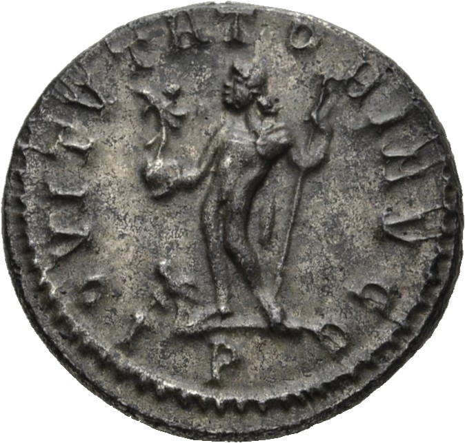 RIC V Diocletian 53 Maximian reverse, Jupiter, standing left, holding Victory on globe in right hand and sceptre in left h...