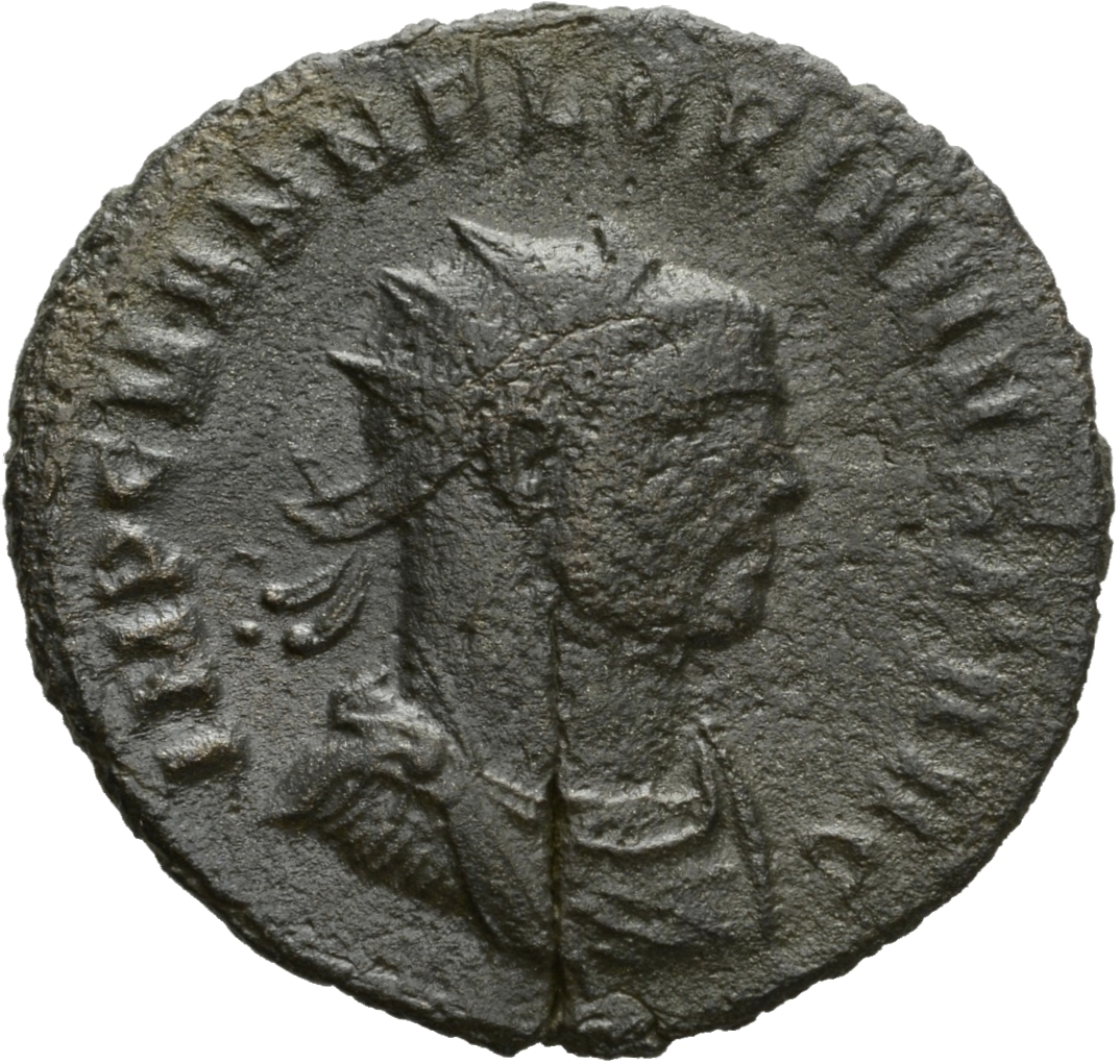 RIC V Florian 111 Florianus obverse, Bust of Florian, radiate, draped, cuirassed, right or bust of Florian, radiate, cuira...